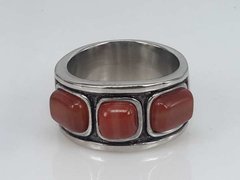 Zegelringen edelstaal, per stuk