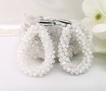 Ohrring Facettierte Perlen