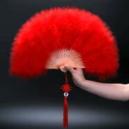 Echt große Federfächer