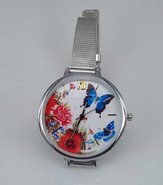 Horloge met edelstaal