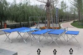 Klapptisch und Teile