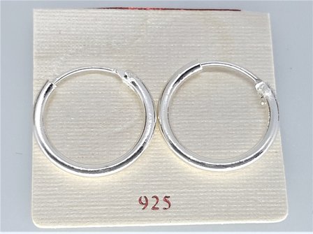 Ohrringen, &Oslash; 12 mm, 925 Silber