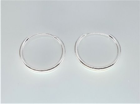 Ohrringen, &Oslash; 15 mm, 925 Silber