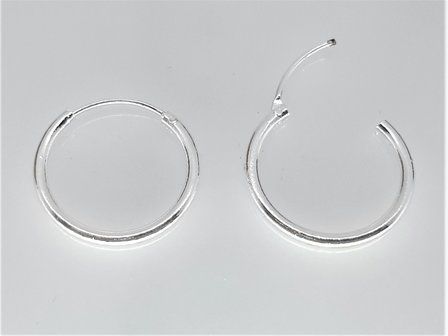 Ohrringen, &Oslash; 15 mm, 925 Silber
