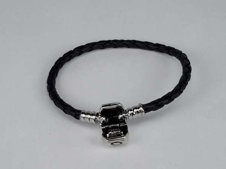 Leder armband, ua Pandora &amp; Elemento Charms