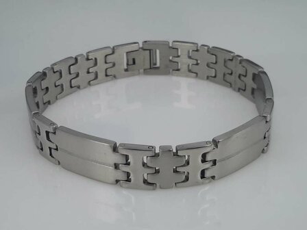 Edelstaal schakelarmband, -ǂ&equiv;ǂ-