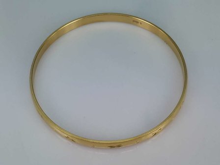 Edelstahl gold farbe *** motive Slave Armband.