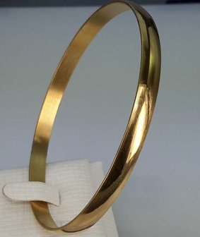 Edelstahl gold farbe breit gratt motive Slave Armband.