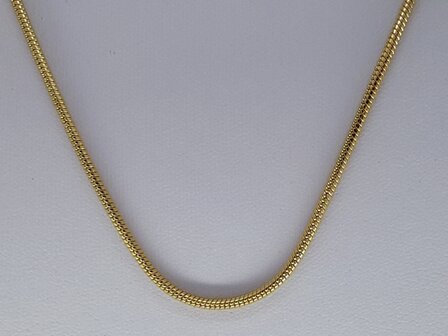 Raupenkette 2, goldfarb Edelstahl, 45