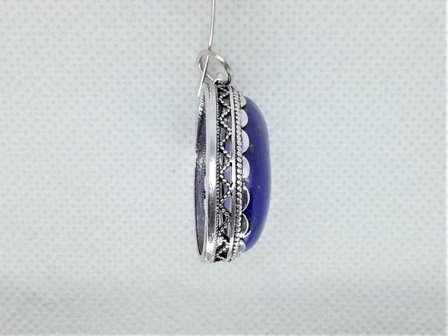 Anh&auml;nger, Lapislazuli Oval, quarz edelstein