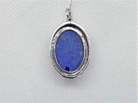 Anh&auml;nger, Lapislazuli Oval, quarz edelstein