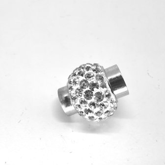 Magneetsluiting Shamballa crystal &Oslash; 14 mm