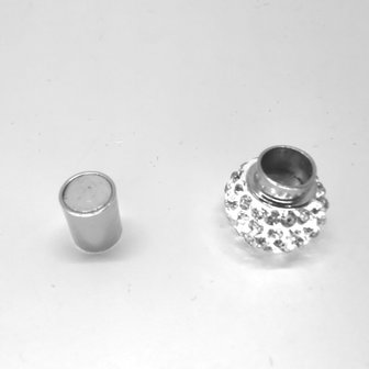 Magneetsluiting Shamballa crystal &Oslash; 14 mm