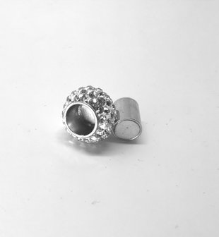 Magnetverschluss Shamballa Kristall &Oslash; 14 mm