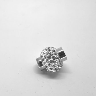 Magneetsluiting Shamballa crystal &Oslash; 14 mm