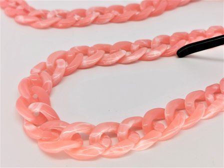 Trendige und modische Accessoires Brillenkordel modische Rosa Farbe Halskette.
