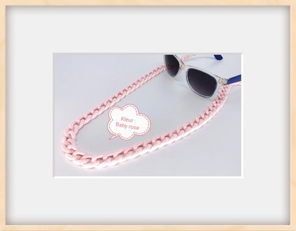 Trendige und modische Accessoires Brillenkordel modische Baby-Ros&eacute; Farbe Halskette.