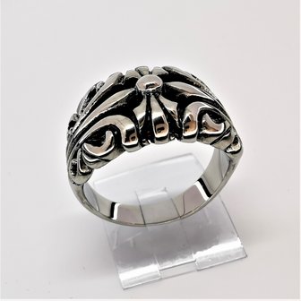 Edelstaal Ringen, gothic , doos 36 st