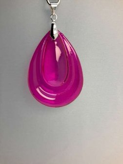 Hanger: fuchsia hars druppel