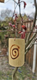 Handgemaakte &ndash; Japanse - bamboe - windgong - hanger met - Zen - geluid.