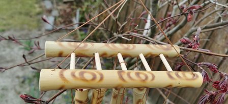 Handgemaakte &ndash; Japanse - bamboe - windgong - hanger met - Zen - geluid.