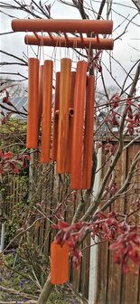 Handgemaakte &ndash; Japanse - bamboe - windgong - hanger met - Zen - geluid.