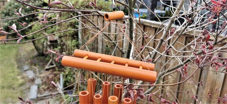 Handgemaakte &ndash; Japanse - bamboe - windgong - hanger met - Zen - geluid.