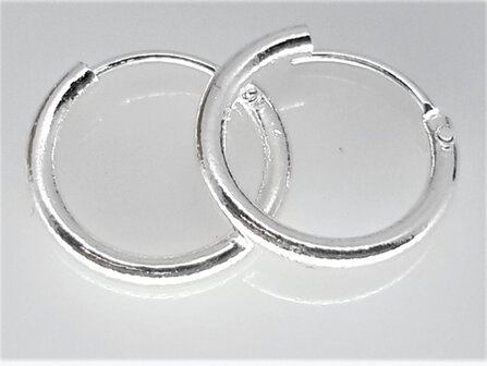 Ohrringen, &Oslash; 10 mm, 925 Silber