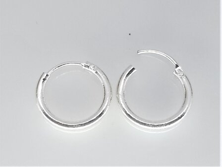 Ohrringen, &Oslash; 10 mm, 925 Silber