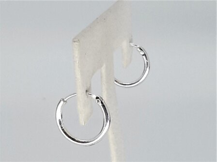Oorringen &Oslash; 10 mm, 925 zilver