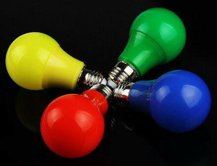 Gekleurde Ledlamp 5 W, E27 G60