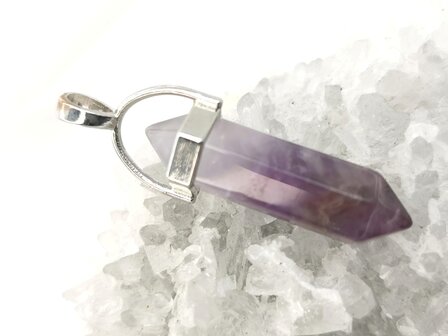 Amethyst, Edelsteinh&auml;nger, Obeliskenpendel