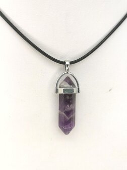 Amethyst, Edelsteinh&auml;nger, Obeliskenpendel