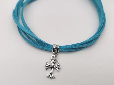 Suede koord in 5 kleur- 150 cm x 3 mm dikte - sieraden maken zoals ketting, armband of andere doeleinde.