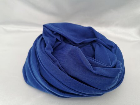 Basis uni viscose schal, cobalt blau