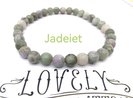 Jadeiet Jade &ndash; 6mm Kralen Armband