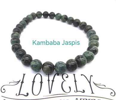  Kambaba Jaspis &ndash; 6mm Kralen Armband