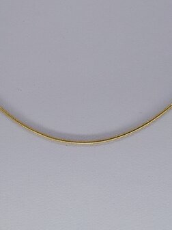 Raupenkette 0.9, goldfarb Edelstahl, 45