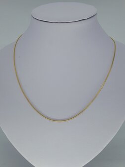 rupsketting 0.9, goudkl edelstaal, 60