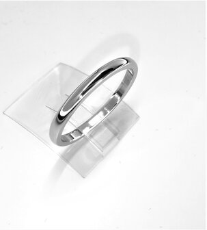 Edelstahlringe, rund, glatt als minimalistischer Ring-Rosa Ring-Kinderring