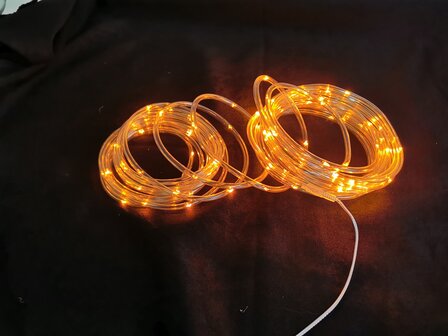 Ledlooplichtslang, 100 leds, 10 meter, 8 progamma&rsquo;s, IP44. voor binnen en buiten