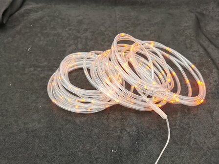 Ledlooplichtslang, 100 leds, 10 meter, 8 progamma&rsquo;s, IP44. voor binnen en buiten