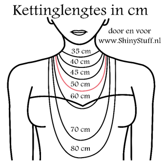 Edelstaal Konings-Ketting 60 cm, motief Draak rond dubbel schakel.