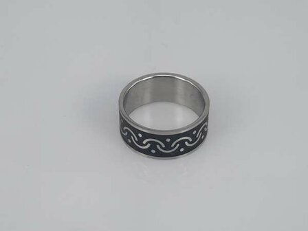 Edelstahl Ringe breit, *C 