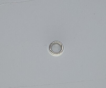Offener Ring, &Oslash; 4 mm, antik silberfarben, pro 300