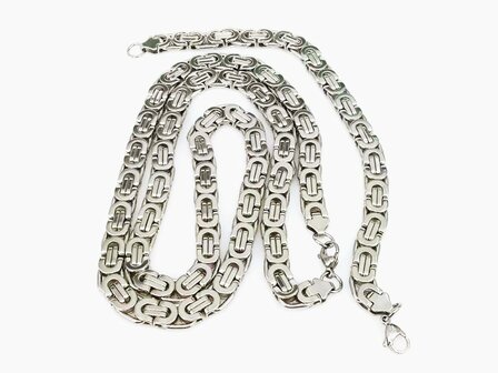 Edelstahl K&ouml;nig Bracelet &amp; Necklace, Motiv glied. Armband in zwei L&auml;ngen erh&auml;ltlich.