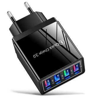 &quot;Quick Charge 3.0&quot; Schnellladeger&auml;t ; 3x usb + 1x QC 3.0 usb