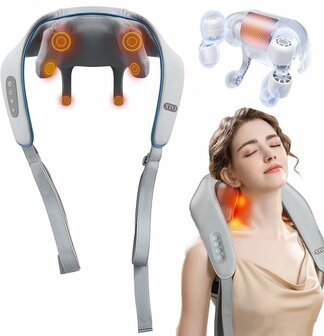 Nackenmassageger&auml;t Shiatsu Massageger&auml;t Mit W&auml;rmefunktion Schultermassage
