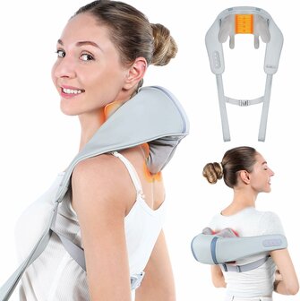 Nackenmassageger&auml;t Shiatsu Massageger&auml;t Mit W&auml;rmefunktion Schultermassage