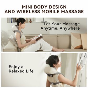 Nackenmassageger&auml;t Shiatsu Massageger&auml;t Mit W&auml;rmefunktion Schultermassage